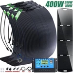 400W 200W Mono Flexible Solar Generator Panel Kit Power Station Rv Boat Camper. Fixed Price $105.99.