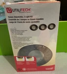 Utilitech Xenon Adjustable 3 Light Kit Black #240027 20W/120V Directional. Fixed Price $26.99.