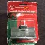 Westinghouse Polorized 3 Outlet Swivel Wall Adapter. Fixed Price $19.99.